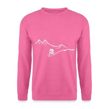 Fahrradsport am Kind und Herren im Sport Citybike - Unisex Pullover - Pink - Vorne