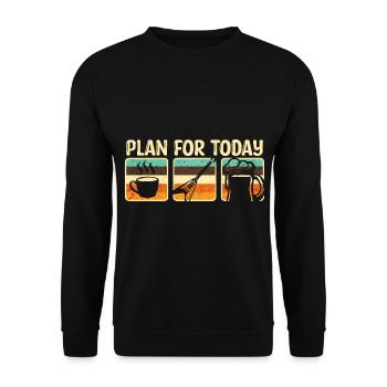 Rock and Roll Rock Musik - Unisex Pullover - Schwarz - Vorne - Alina (178cm) & Michal (187cm)