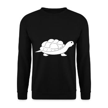 Turtle Turtle - Unisex Sweatshirt - black - Front - Alina (178cm) & Michal (187cm)