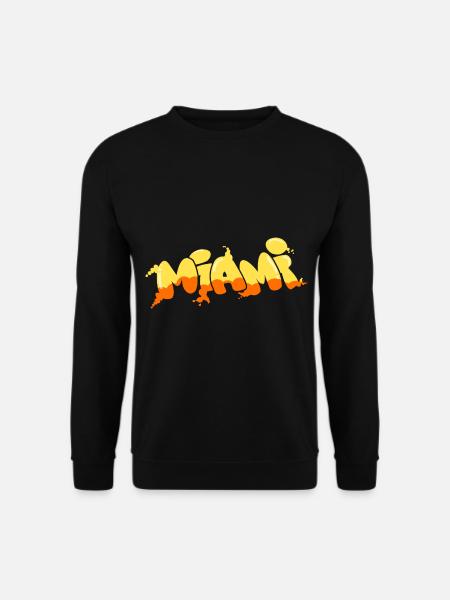 Miami Graffiti - Sweat-shirt Unisexe - noir