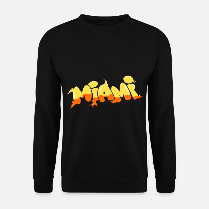 Miami Graffiti - Unisex Pullover - Schwarz