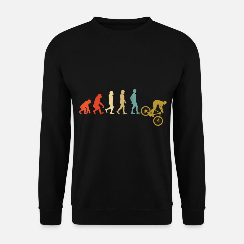Downhill Evolution Mountainbike - Unisex Pullover - Schwarz