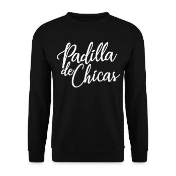Padilla de Chicas Bride's Gang Bridesmaid Wedding - Unisex Sweatshirt - black - Front - Alina (178cm) & Michal (187cm)