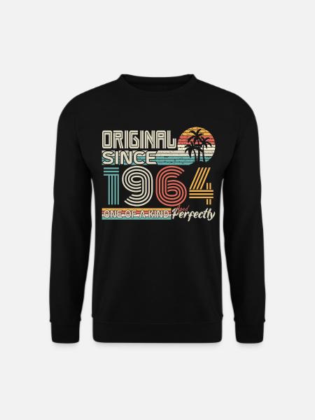 1964 anniversaire 1964 né en 1964 anniversaire - Unisex sweater - sort