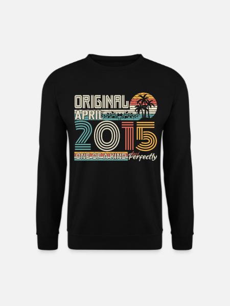 April 2015 Jubiläum April 2015 Geschenk 2015 - Unisex Pullover - Schwarz