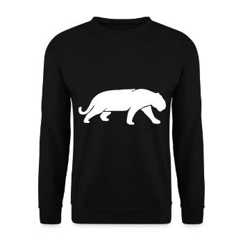 Jaguar Elegant Wild - Unisex Pullover - Schwarz - Vorne - Alina (178cm) & Michal (187cm)