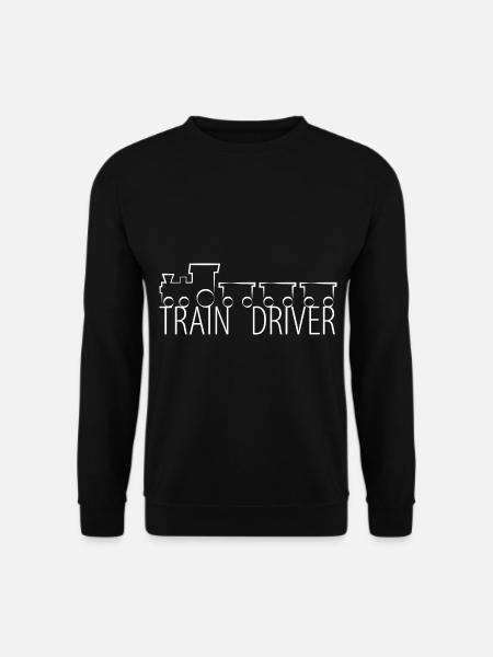 Train railroad railroad workers trains locomotive driver - Unisex Sweatshirt - black