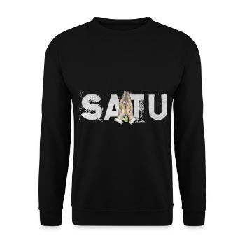 Laos Laote Laotians Pray Prayers Hands I Gift - Unisex Sweatshirt - black - Front - Alina (178cm) & Michal (187cm)