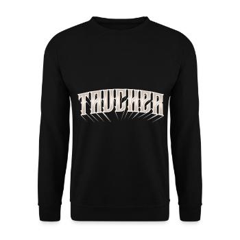 Taucher Tauchen - Unisex Pullover - Schwarz - Vorne - Alina (178cm) & Michal (187cm)