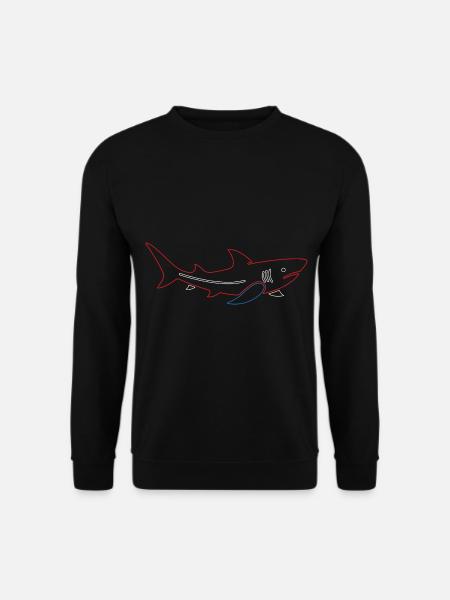 Amoureux des requins Biologie marine Animaux marins Sous-bois - Sweat-shirt Unisexe - noir