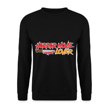 Film d’horreur Horror Movie Fan Cadeau - Sweat-shirt Unisexe - noir - Devant - Alina (178cm) & Michal (187cm)