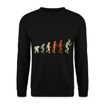 Tennis Evolution - Unisex Pullover - Schwarz - Vorne - Alina (178cm) & Michal (187cm)