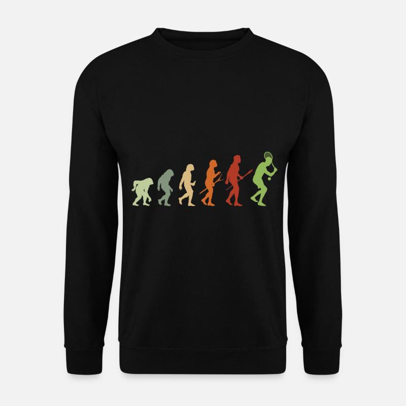 Évolution du tennis - Sweat-shirt Unisexe - noir