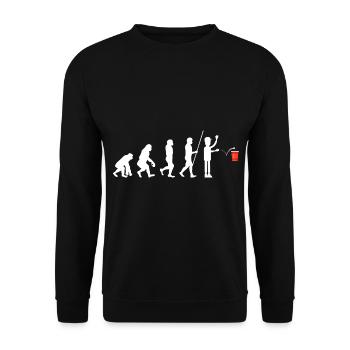 Party Bier Bierpong Beer Pong - Sweat-shirt Unisexe - noir - Devant - Alina (178cm) & Michal (187cm)