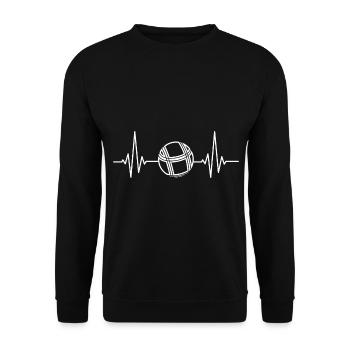 Boule Petanque Boccia Boules - Unisex Pullover - Schwarz - Vorne - Alina (178cm) & Michal (187cm)