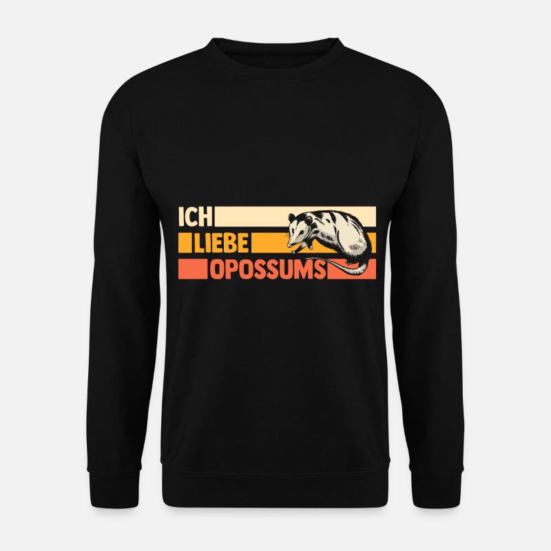 Opossum - Unisex Pullover - Schwarz