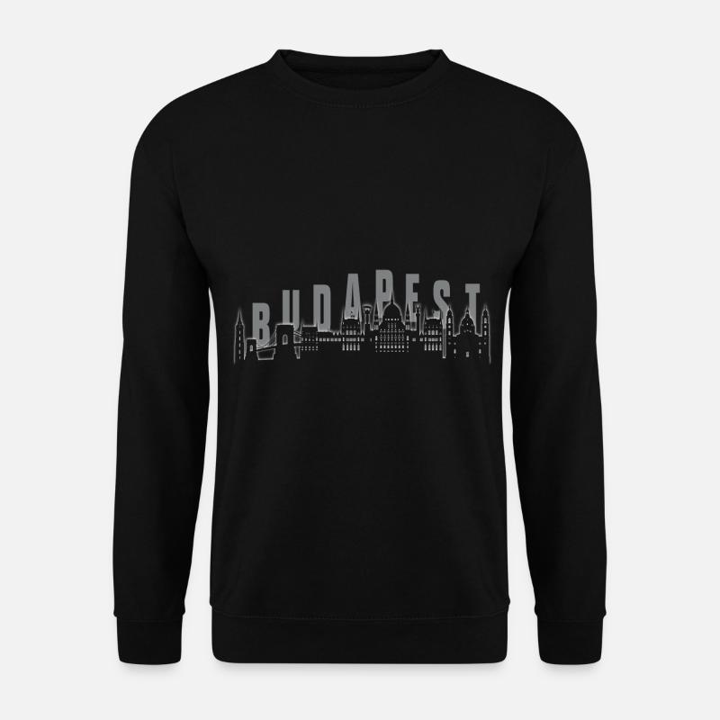 Budapest Skyline - Unisex Sweatshirt - black