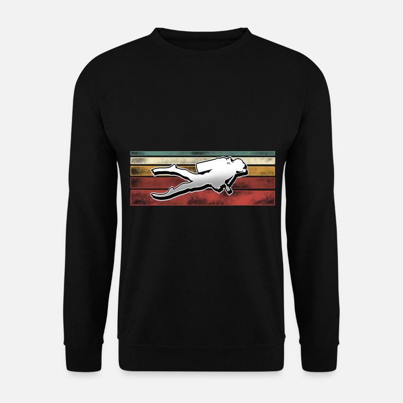 Taucher Tauchen - Unisex Pullover - Schwarz