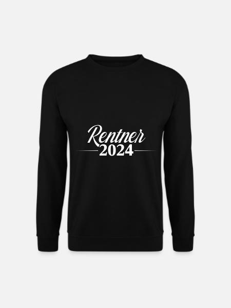 Rentner 2024 Rente - Unisex Pullover - Schwarz