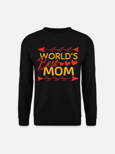 Muttertagsmutter und das beste Geschenk Mama - Unisex Pullover - Schwarz