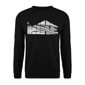 Randonnée _ Randonnée pédestre - Sweat-shirt Unisexe - noir - Devant - Alina (178cm) & Michal (187cm)