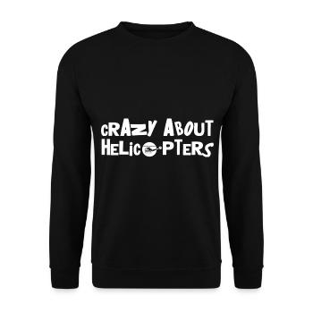 Pilote de sauvetage pilote d'hélicoptère - Sweat-shirt Unisexe - noir - Devant - Alina (178cm) & Michal (187cm)