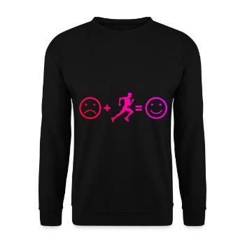 Ski de fond Jogging Course Jogging - Sweat-shirt Unisexe - noir - Devant - Alina (178cm) & Michal (187cm)