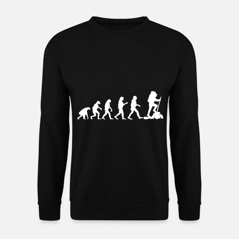 Evolution Hiking Wandern - Unisex Pullover - Schwarz