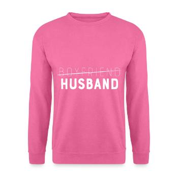 Früher Freund - Bald Ehemann - Hochzeit Bräutigam - Unisex Pullover - Pink - Vorne