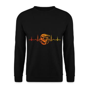 VTT Femmes VTT VTT Hommes - Sweat-shirt Unisexe - noir - Devant - Alina (178cm) & Michal (187cm)