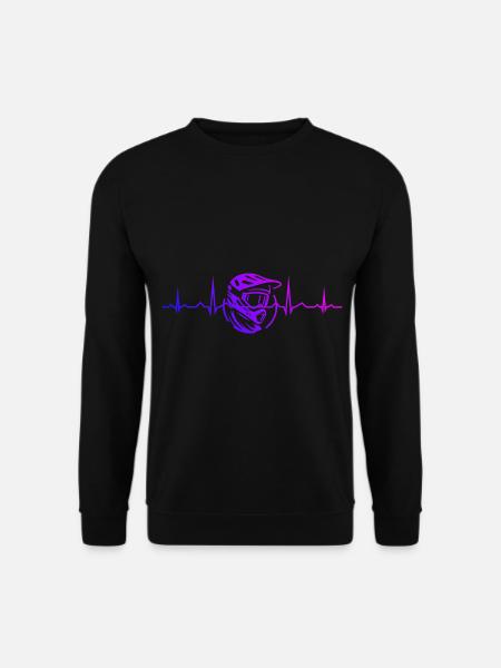 Women's Mountain Bike Mountain Bike Cyclist - Unisex Sweatshirt - black