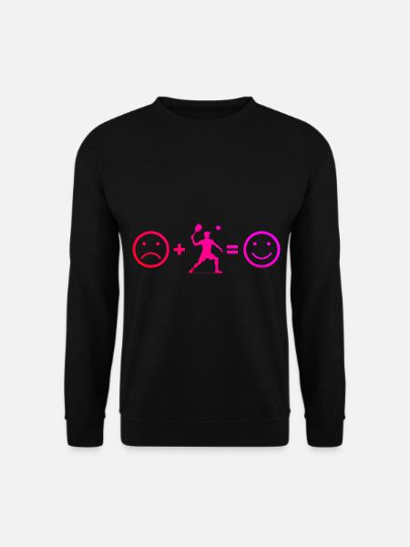 Pickleball Femme Pickleball Homme Racquetb - Sweat-shirt Unisexe - noir