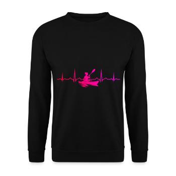Canoë Kayak Femme Kayak Kayak Homme - Sweat-shirt Unisexe - noir - Devant - Alina (178cm) & Michal (187cm)