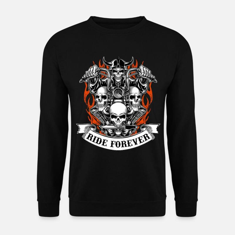 motocycliste - Sweat-shirt Unisexe - noir