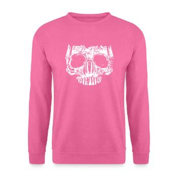 Skull Mask - Unisex Sweatshirt - pink - Front