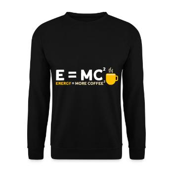 Scientist Science Physics - Unisex Sweatshirt - black - Front - Alina (178cm) & Michal (187cm)