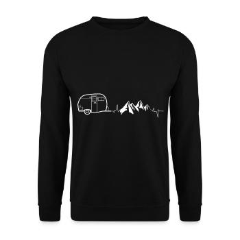 Recreational vehicle - Unisex Sweatshirt - black - Front - Alina (178cm) & Michal (187cm)