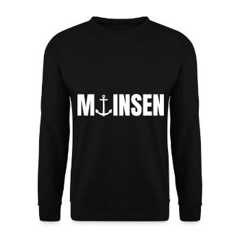 Oldenburg Oldenburger Norden Norddeutschland Moin - Unisex Pullover - Schwarz - Vorne - Alina (178cm) & Michal (187cm)