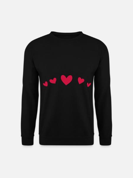 Crown heart - Unisex Sweatshirt - black