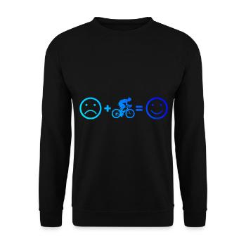 Road Cyclist Women Men Road Cycling Road Cycling - Unisex Sweatshirt - black - Front - Alina (178cm) & Michal (187cm)