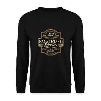 Paroles cool - Sweat-shirt Unisexe - noir - Devant - Alina (178cm) & Michal (187cm)