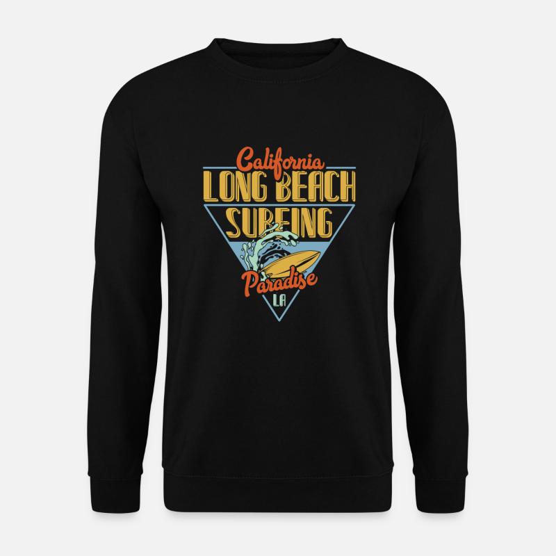 Surfen - Unisex Pullover - Schwarz