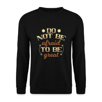 Sprüche - Unisex Pullover - Schwarz - Vorne - Alina (178cm) & Michal (187cm)