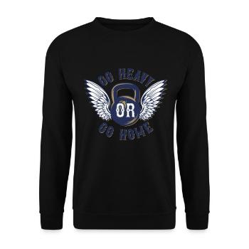 Paroles cool - Sweat-shirt Unisexe - noir - Devant - Alina (178cm) & Michal (187cm)