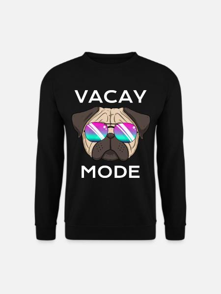 Vacay Mode Sommerurlaub - Unisex Pullover - Schwarz