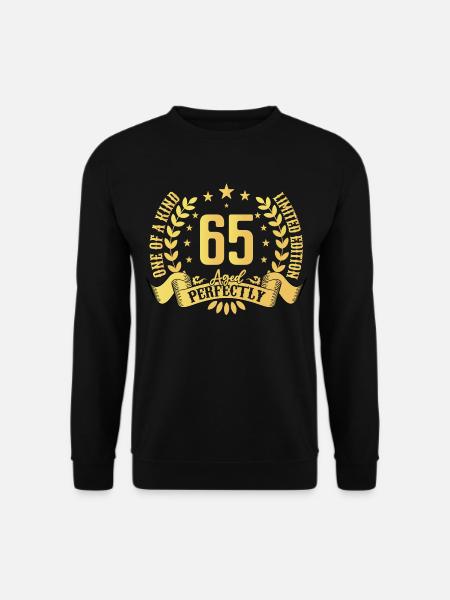 65 ans cadeau d’anniversaire 65 ans - Sweat-shirt Unisexe - noir