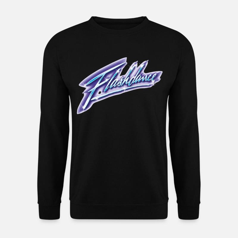 Flashdance Logo Im Airbrush-Style - Unisex Pullover - Schwarz
