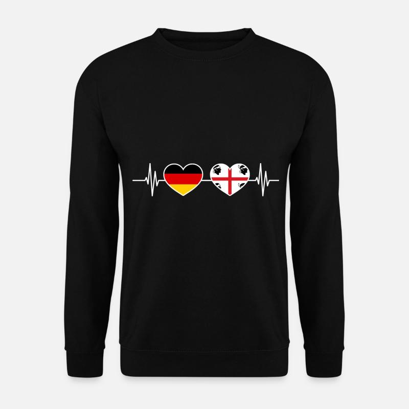 Sarden Herzschlag Sardegna Sardinien - Unisex Pullover - Schwarz