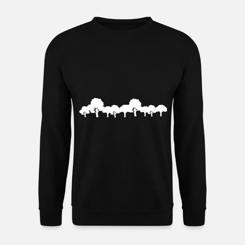 trees - Unisex Sweatshirt - black