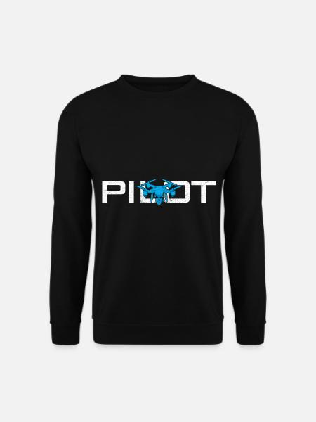Drones Pilote de drones Quadcopter - Sweat-shirt Unisexe - noir